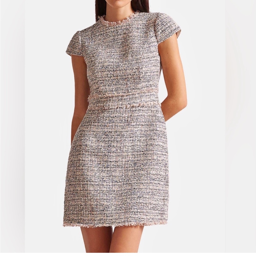 NEW - Ted Baker Renata textured mini dress